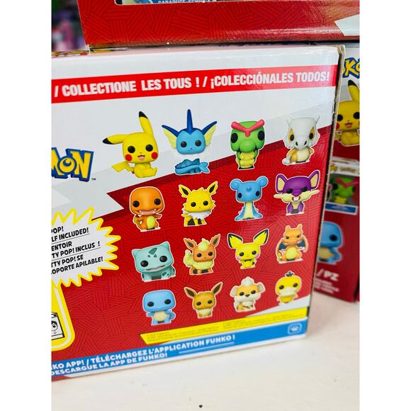 Funko Bitty Pop Pokemon Eevee Squirtle Psyduck 4pk - Picture 3 of 3